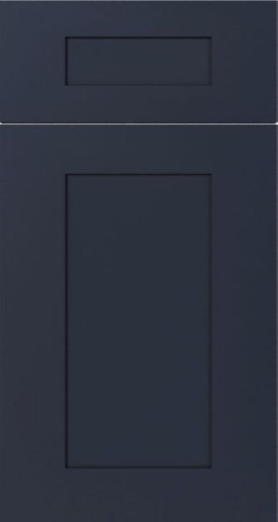 Shaker Navy cabinet door